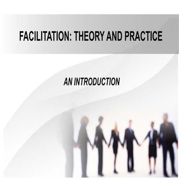 FACILITATION - An Introduction.ppturongsulax