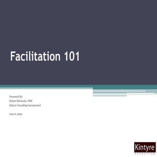 Facilitation 101
