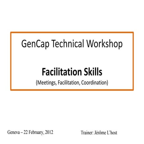 Facilitation skills xpert