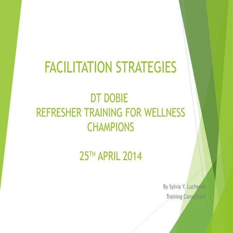 Facilitation strategies