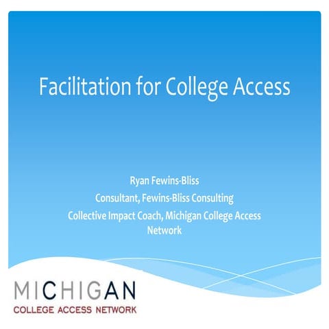Facilitation skills presentation | PPT