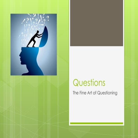 Facilitative questions