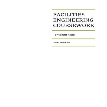 Facilities Engineering Coursework
