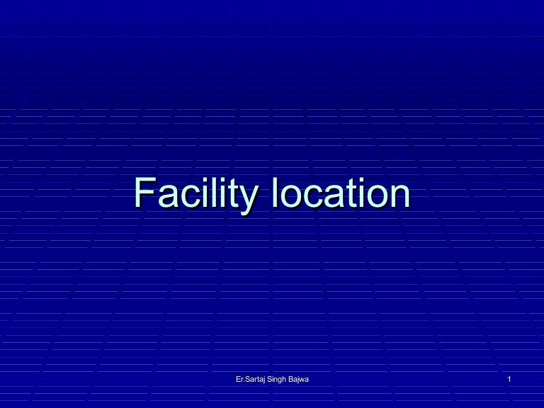 Facility location