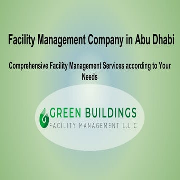 Facility Management Company in Abu Dhabi