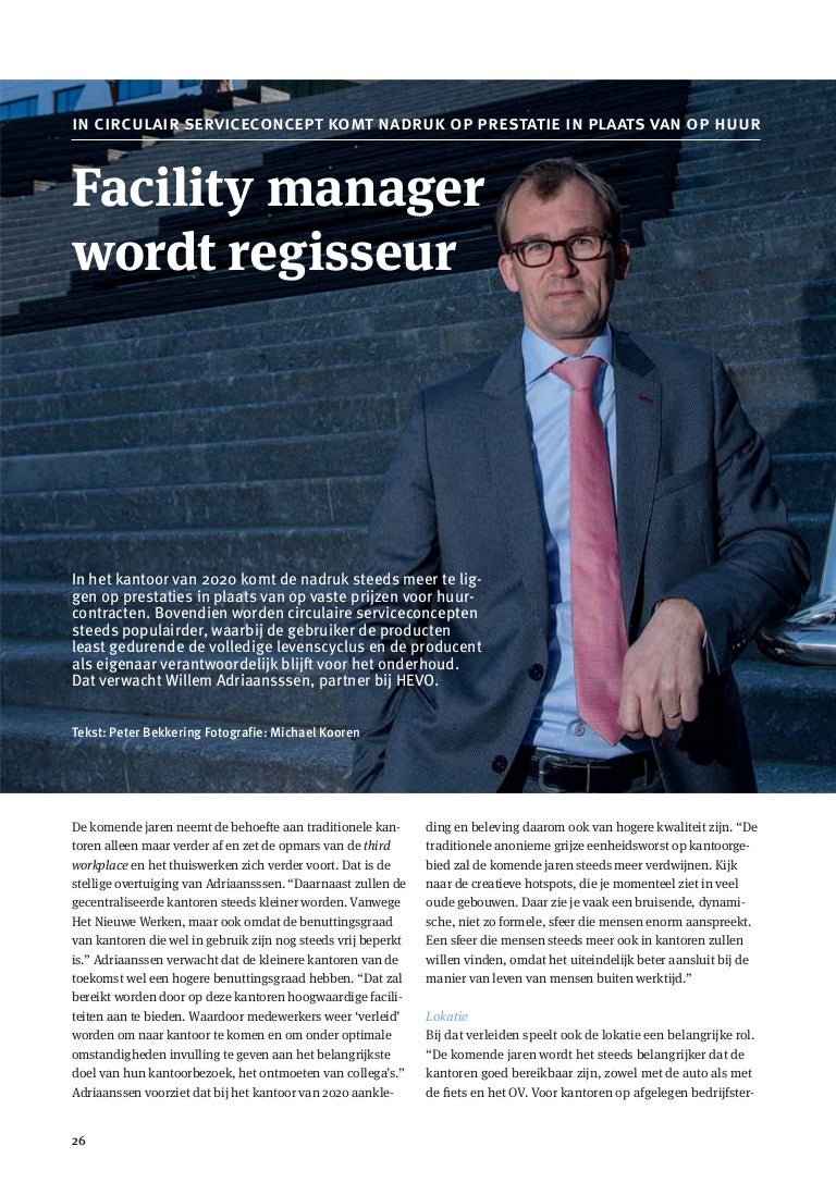 Facility management magazine jaargang 27 nummer 215 juli 2014 pagin…