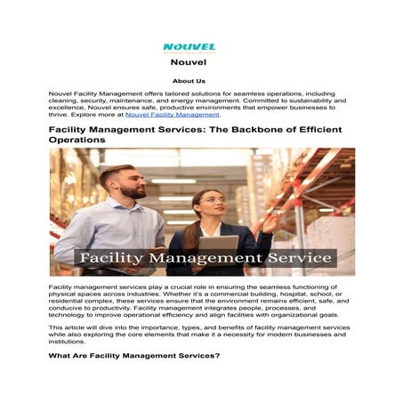 facility management services Nouvel .pdf