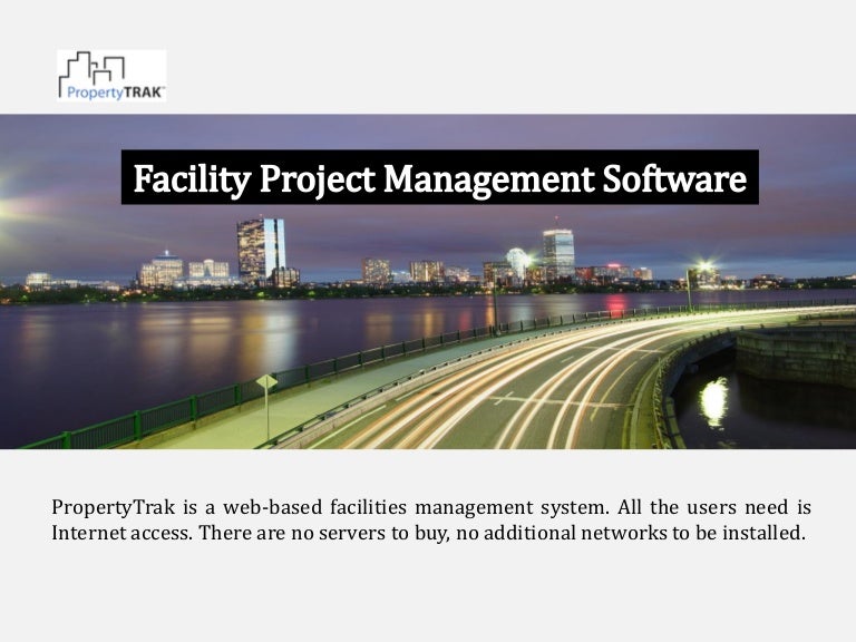 Facility project management software