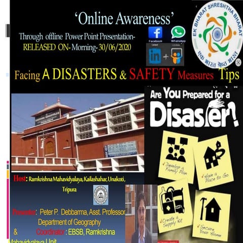 Facing  a Disaster & Safety Measures Tips