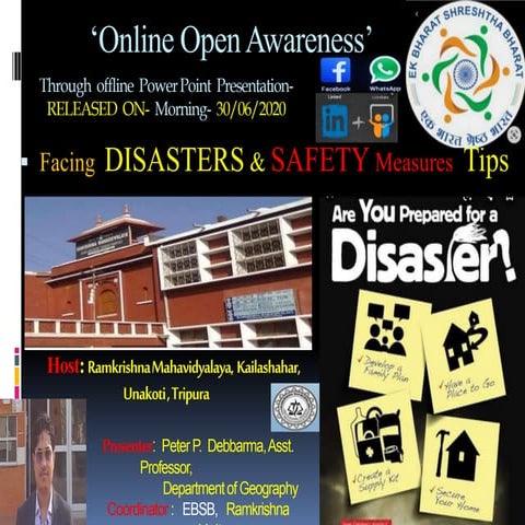 Facing  Disasters & Safety Measures Tips
