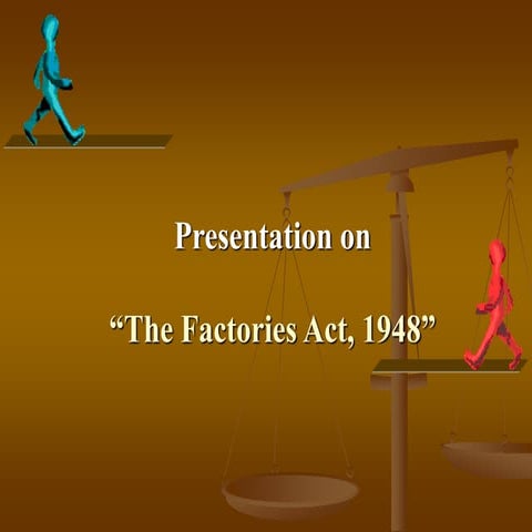 Facotries Act 1948.PPT