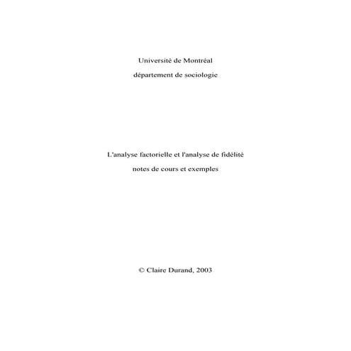 Facteur re | PDF