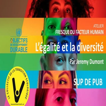 Facteur humain et objectifs de developpement durable #nousommesvivants ...