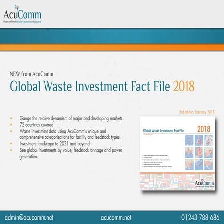 The Global Waste Investment Fact File 2018