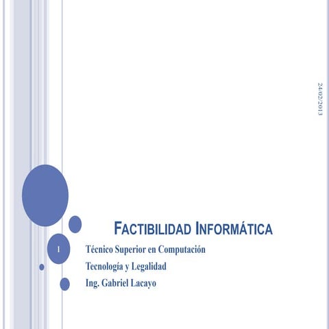 Factibilidad operativa
