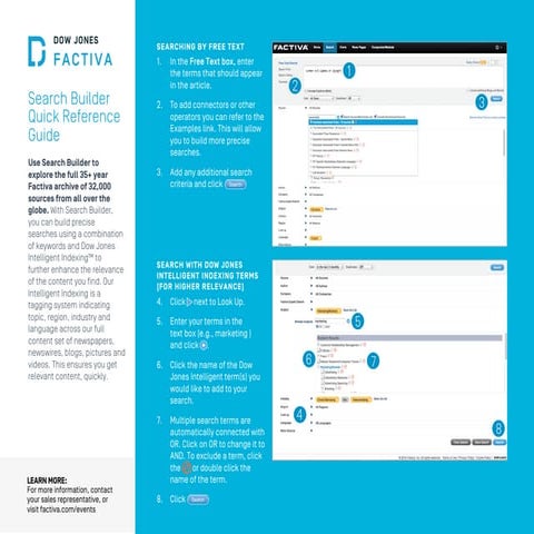 Factiva Search Builder