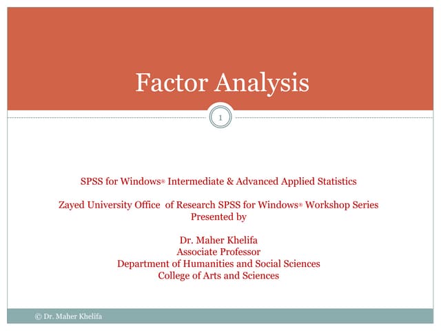 FactorAnalysis.ppt