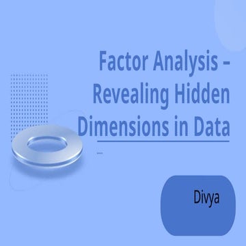 Factor Analysis in machine learning –.pptx