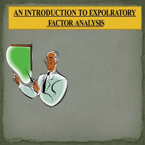 Factor analysis. Research Methodology pptx