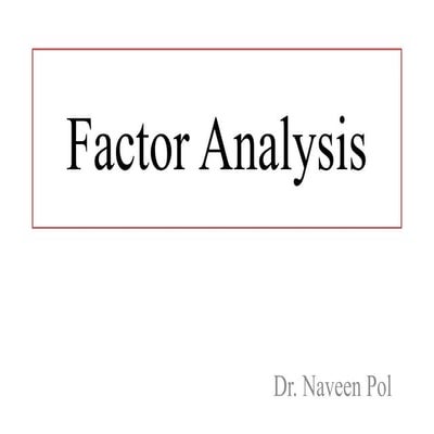Comprehensive Guide to Factor Analysis in Unsupervised Machine Learning ...
