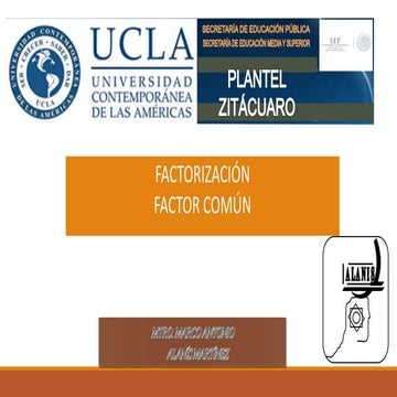 Factor comun | PPTX