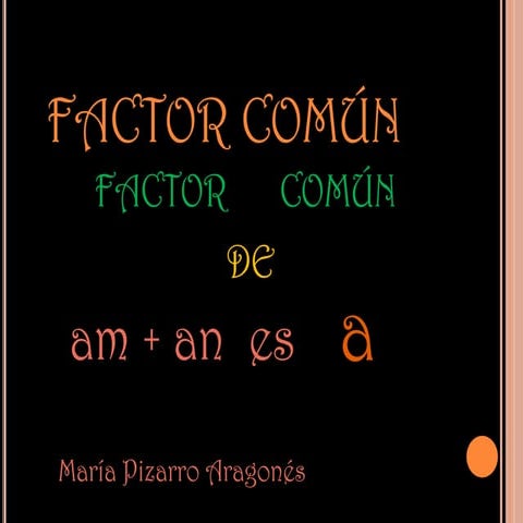 Factor Comun | PPT