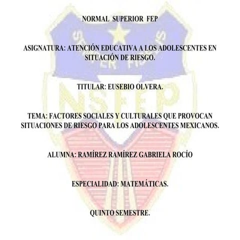 Factores Sociales Y Culturales