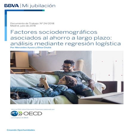 Factores sociodemográficos asociados al ahorro a largo plazo: análisis median...