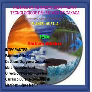 Factores ambientales