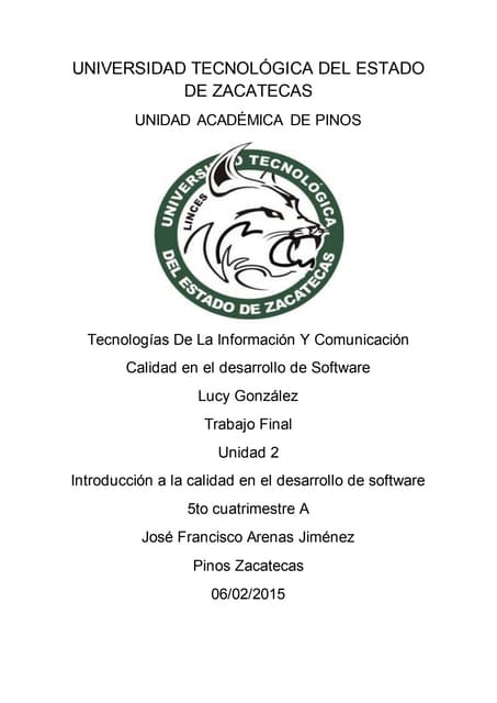 Factores de calidad según mc call