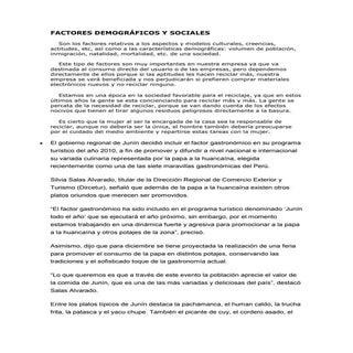 Factores demográficos y sociales