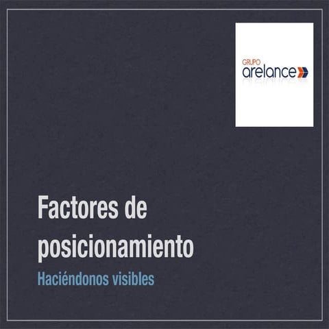Factores de posicionamiento en internet