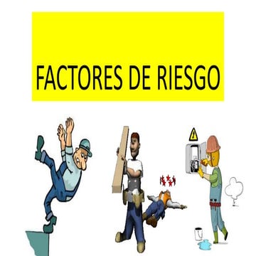 Factores de riesgo | PPTX