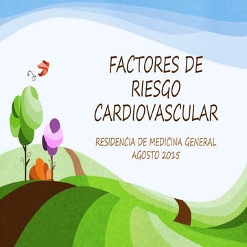 Factores de riesgo cardiovascular