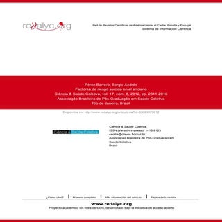 Factores de riesgo suicida en el an...