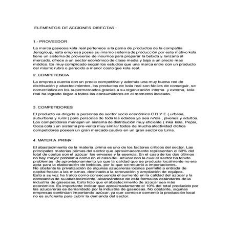 Factores externos trabajo