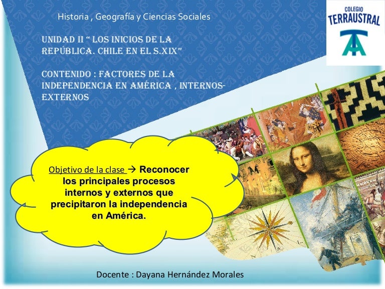 Factores internos y externos independencia