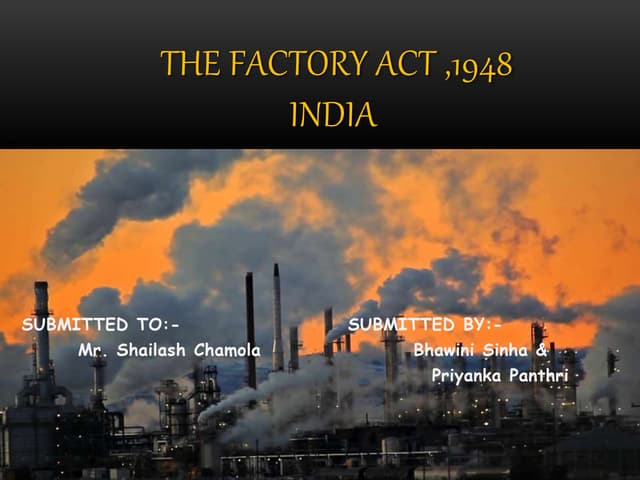 Factories act