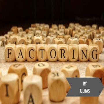 Factoring