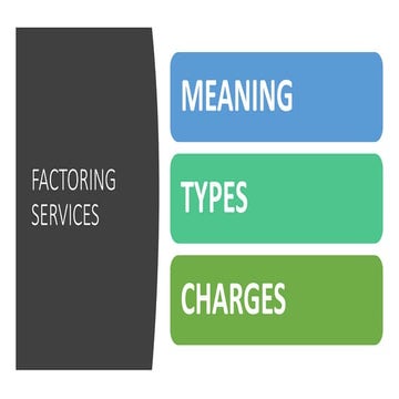 Factoring Services
