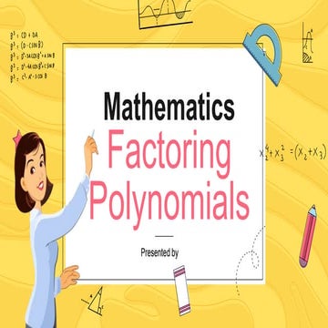 factoring polynomials using different methods | PPT