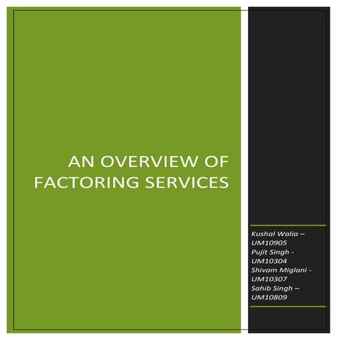Factoring Services