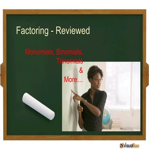Factoring Reviewed