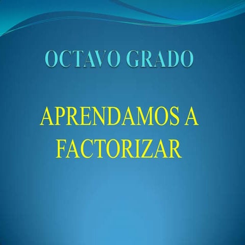 FactorizacióN Xra Presentar