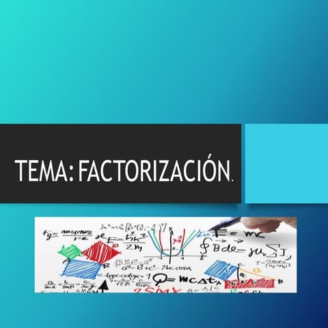 Factorizacion
