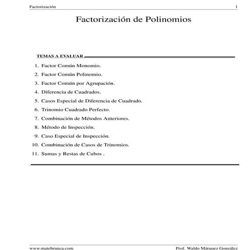 Factorizacion de-polinomios