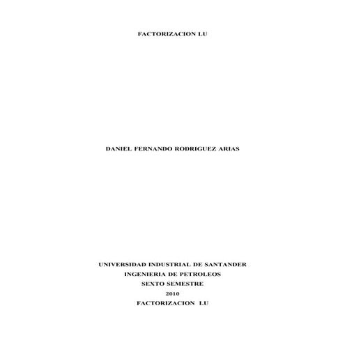 Factorizacion lu[1]