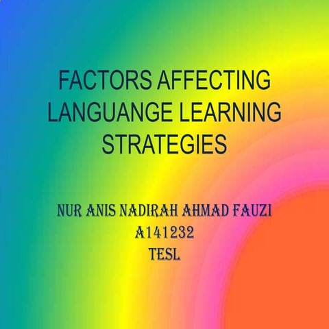 Factors affecting LLS 