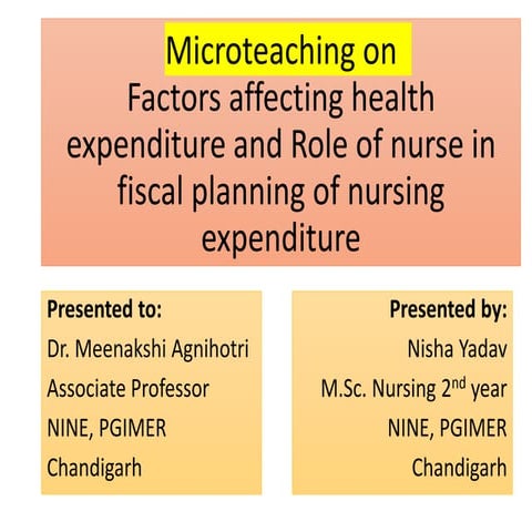 Factors affecting hospital expenditure and role of nurse.pptx