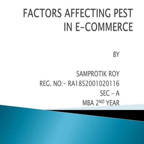 Factors affecting pest in e commerce